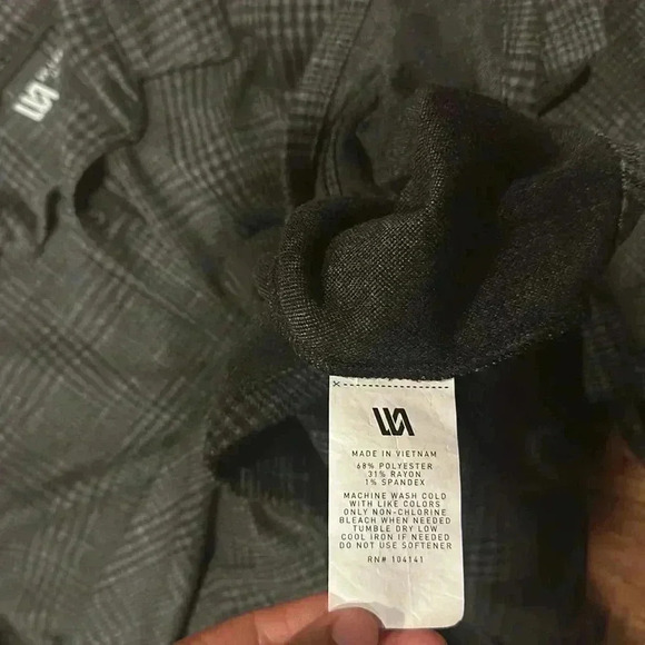 Dark Gray Button Down Thick Long Sleeve Top - Picture 3 of 11